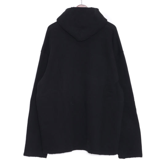 Balenciaga 21AW Free Embroidered Hoodie Black Size XS