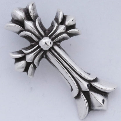 Chrome Hearts DBL CH CRS SML Silver Pendant