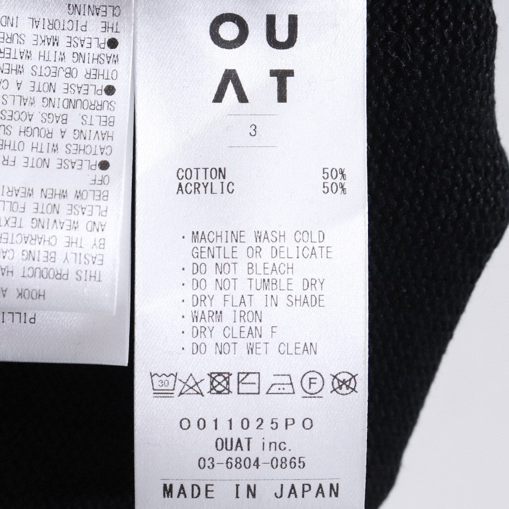 OUAT 25SS POPPY Pullover Knit Black Size 3