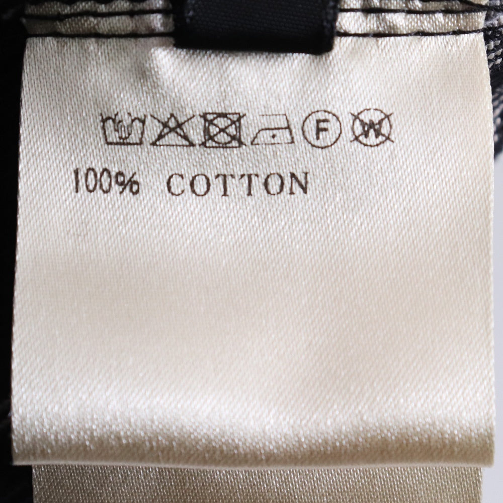 A.F ARTEFACT Exclusive Cotton Checked Shirt Black Size 2