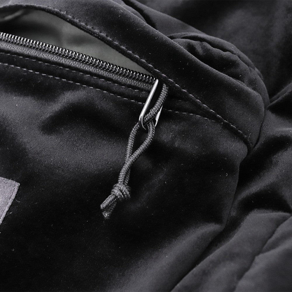 SUPREME 25AW Velvet Backpack Black Size F