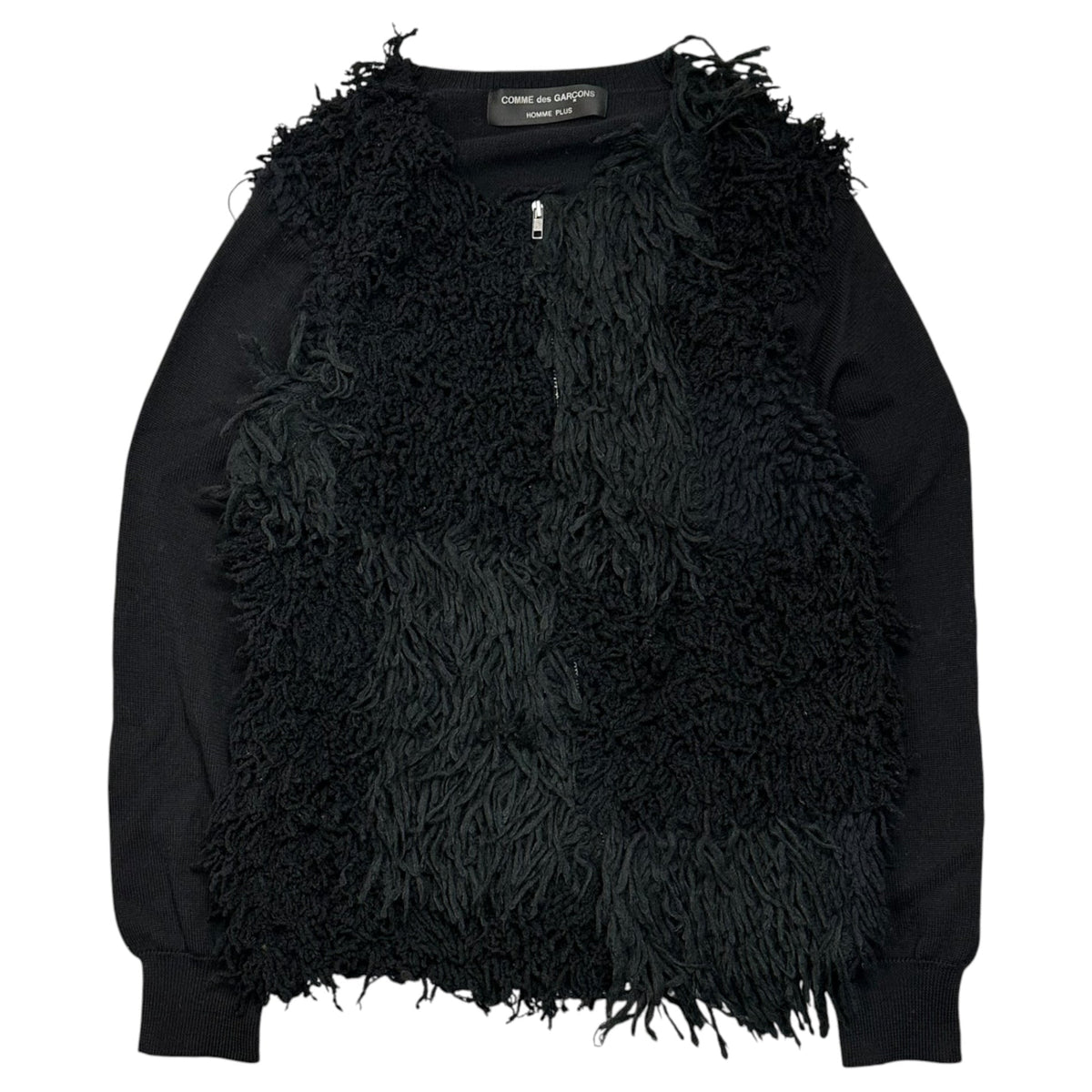 COMME des GARCONS HOMME PLUS 02AW Zip Cardigan Size M