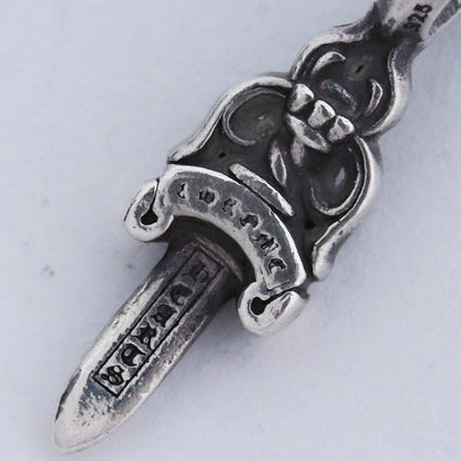 HEARTS STACK DAGGER V2 Dagger Charm Silver Size F