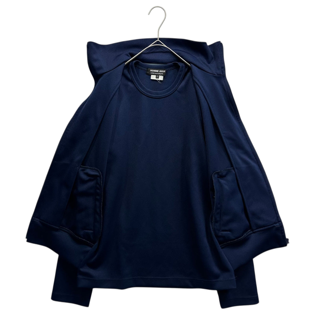 COMME des GARCONS HOMME DEUX 19AW T-Shirt Jacket Navy Size S