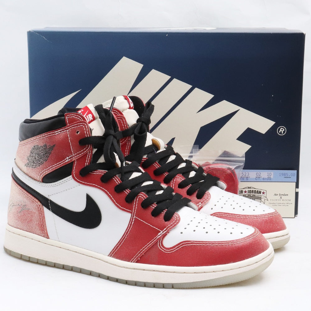 Nike Air Jordan 1 High OG Trophy Room Red Sneakers Size 29cm