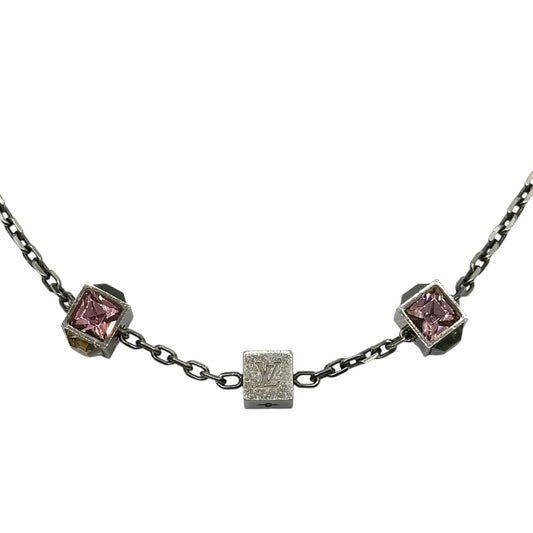 LOUIS VUITTON LV Collier Gamble Cube Necklace