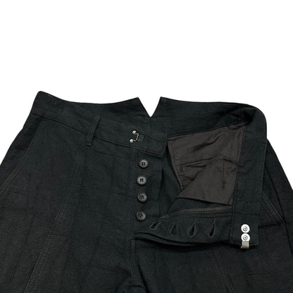 SADDAM TEISSY Jacquard Tapered Cropped Pants Size 1