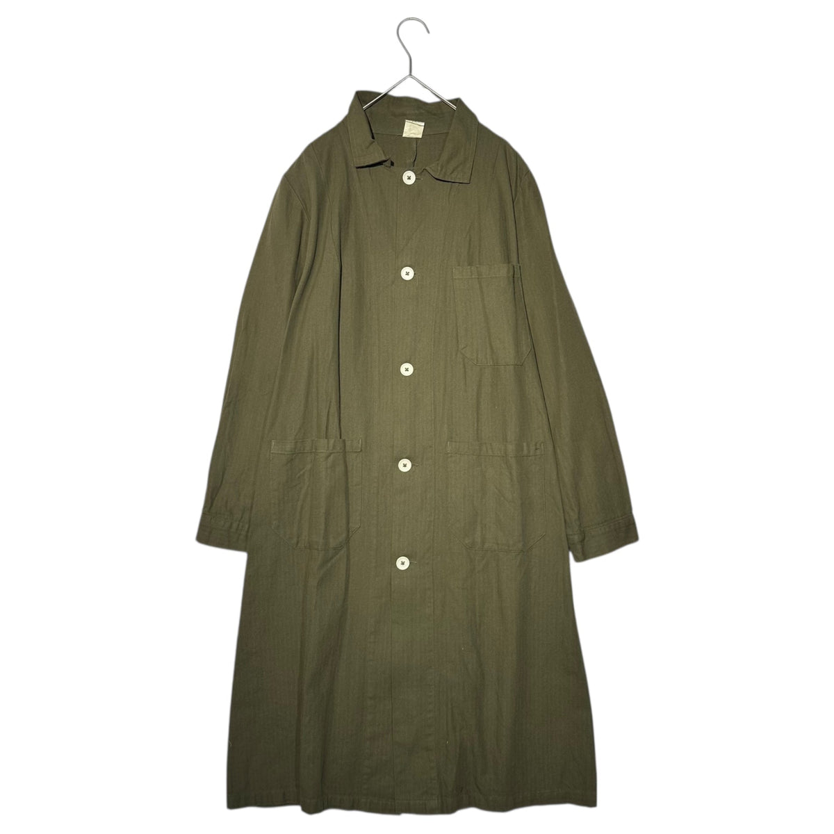 vintage Euromilitary Czech Army Work Coat Cotton