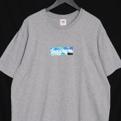 SUPREME 21SS Emilio Pucci Box Logo T-Shirt Gray Size L