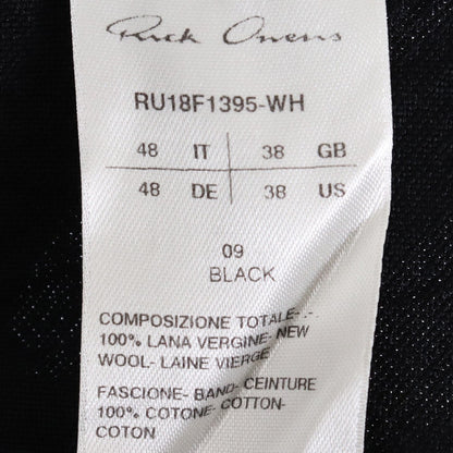 RICK OWENS 18AW Drawstring Astaires Pants Black Size 48