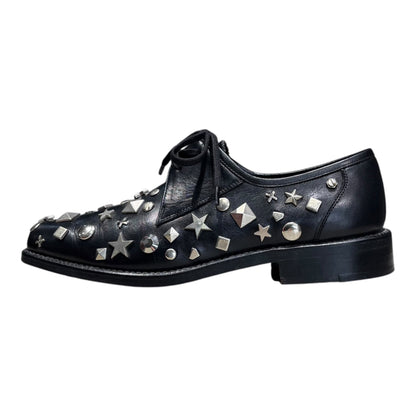 Mixed-Stud Leather Shoes x COMME des GARCONS Mixed-Stud Sneakers Black Size 22CM
