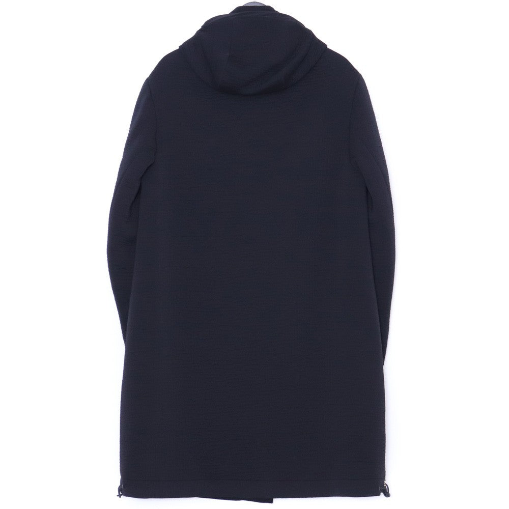 THAMANYAH 13AW Wool Zipper Hooded Coat Black Size 44