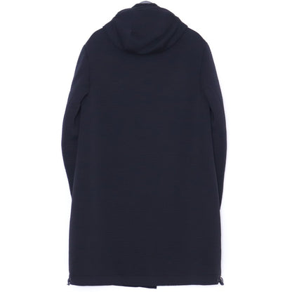 THAMANYAH 13AW Wool Zipper Hooded Coat Black Size 44