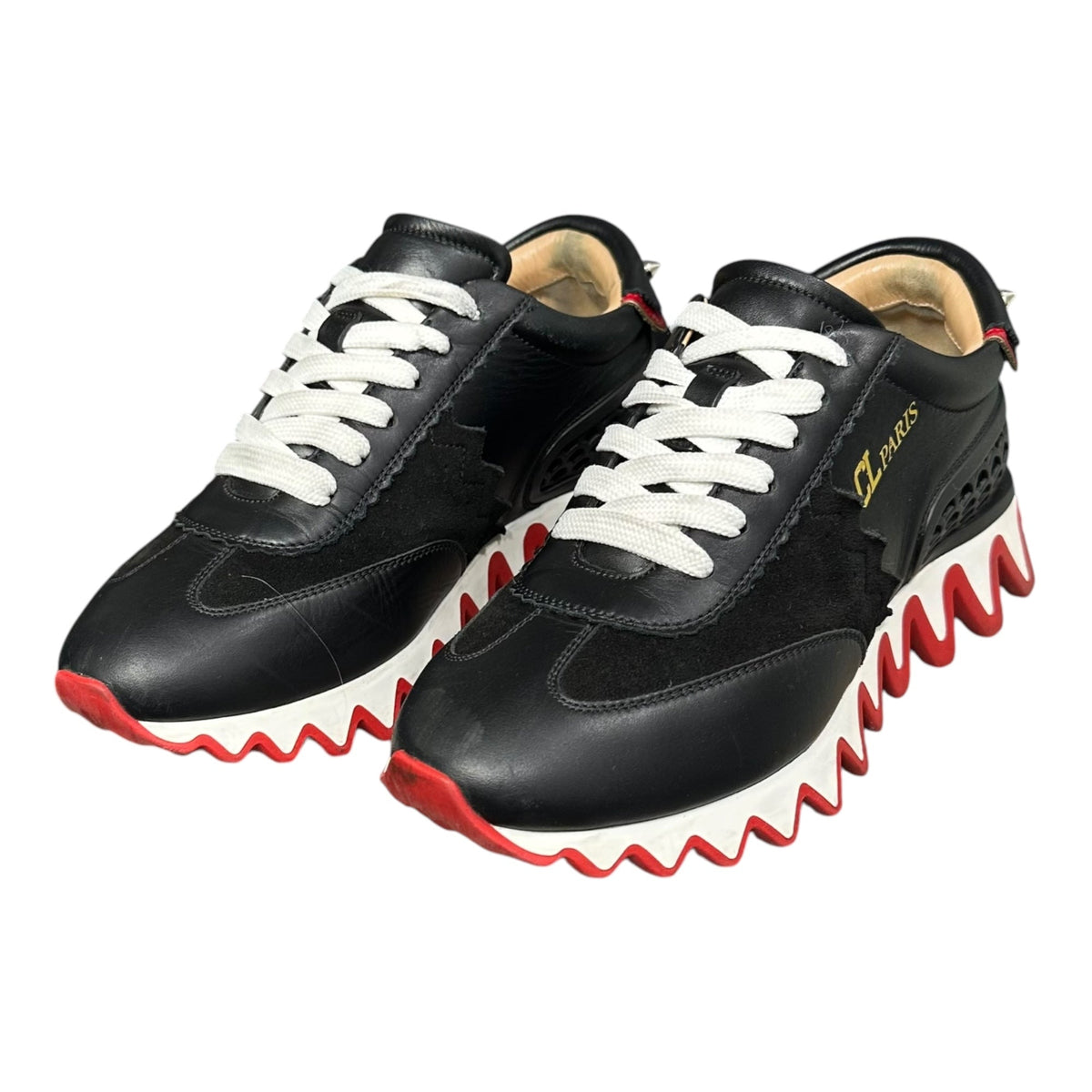LOUBISHARK FLAT x Christian Louboutin Loubishark Platform Sneakers Size 35
