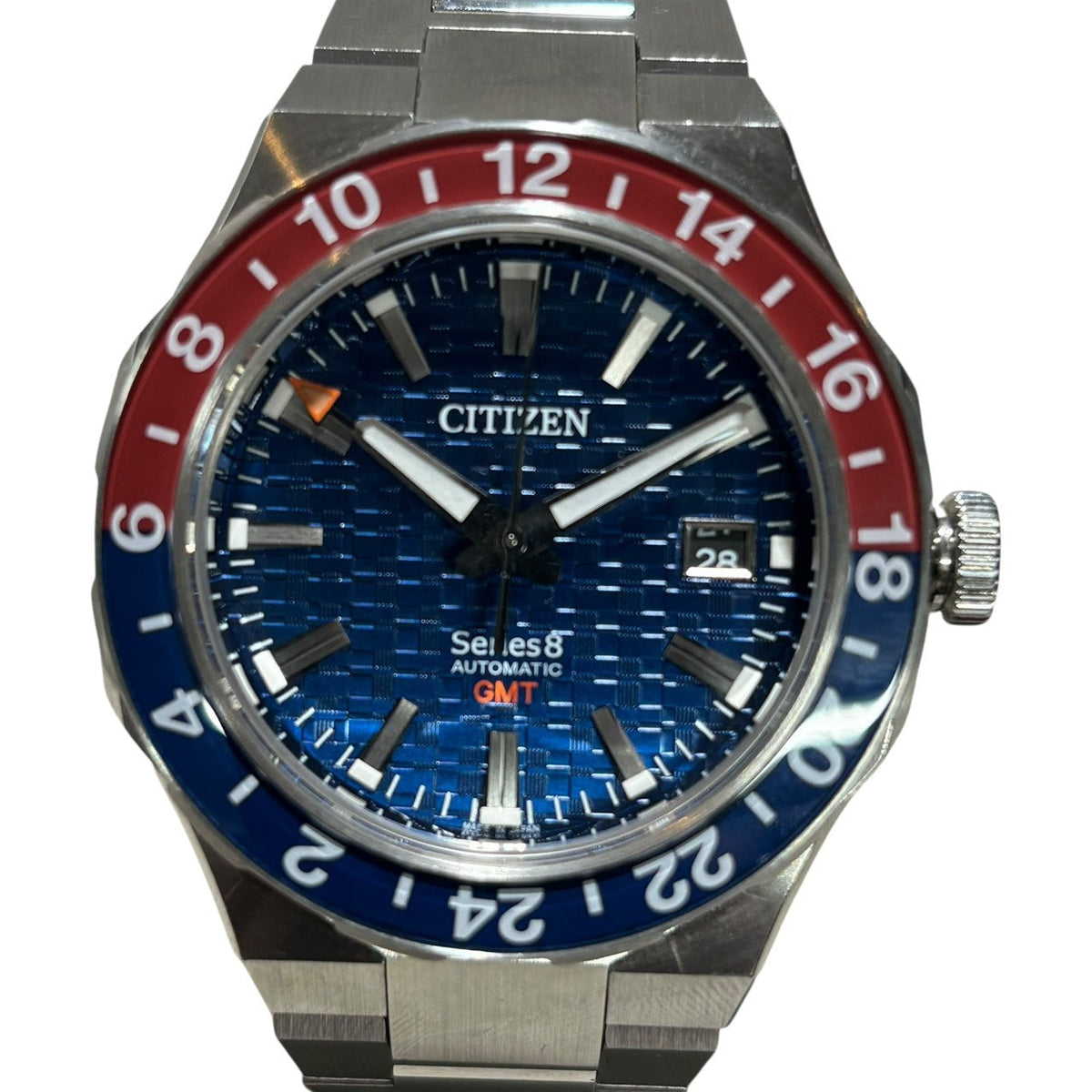 CITIZEN Series 8 SS Automatic Blue Dial Watch