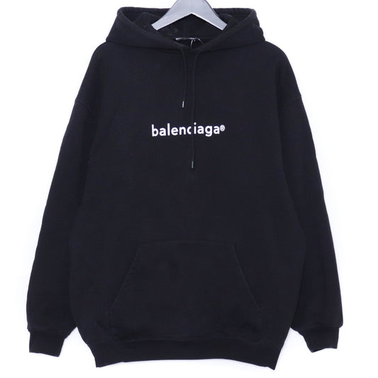 BALENCIAGA Copyright Medium Fit Hoodie Black Size L