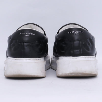 LOUIS VUITTON Beverly Hills Monogram Slip-Ons Black Size 7.5