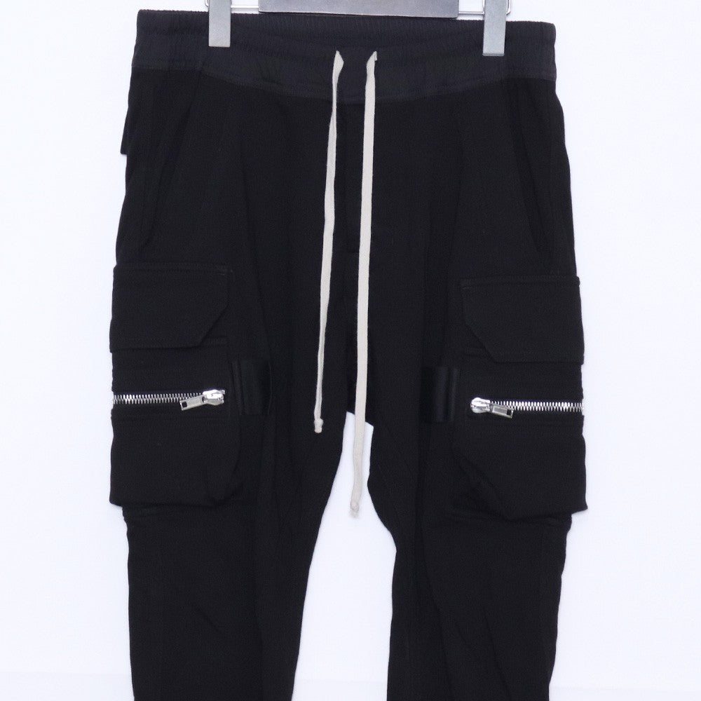 RICK OWENS 24SS Mastodon Cargo Pants Black Size 48