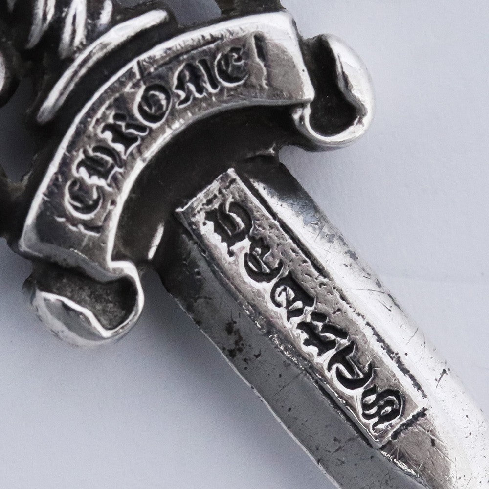 CHROME HEARTS #10 Old Dagger Necklace Silver Size #10