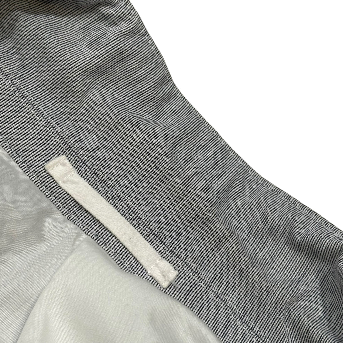 COMME des GARCONS HOMME 16SS Striped Check Blue Grey Jacket Size XS