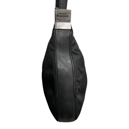 GUCCI 01SS Tom Ford 2way Nylon Leather Hobo Bag