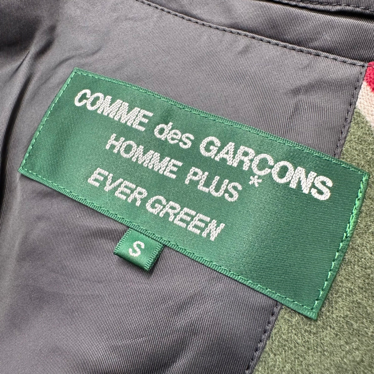 COMME des GARCONS HOMME PLUS EVER GREEN Jacket Multi Size S