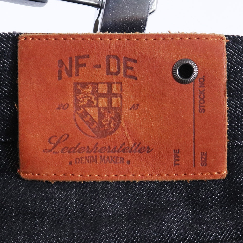 No Faith Studios ULTRA LOOSE FIT JAPANESE DENIM Black Size L