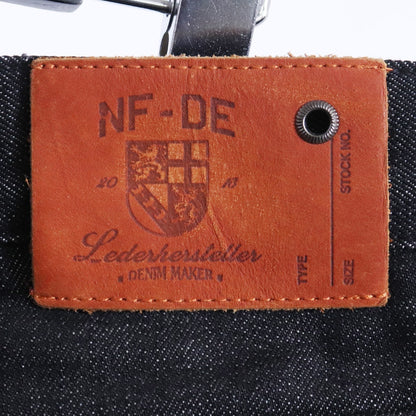 No Faith Studios ULTRA LOOSE FIT JAPANESE DENIM Black Size L