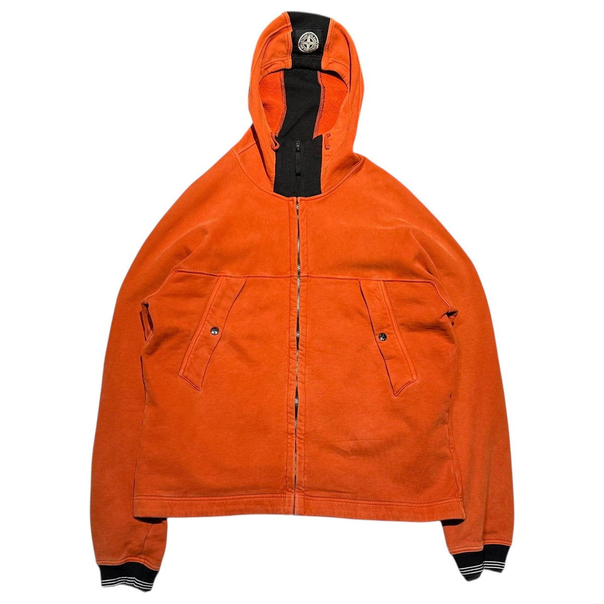 STONE ISLAND 00s Monochrome Patch Jacket Orange Size XL