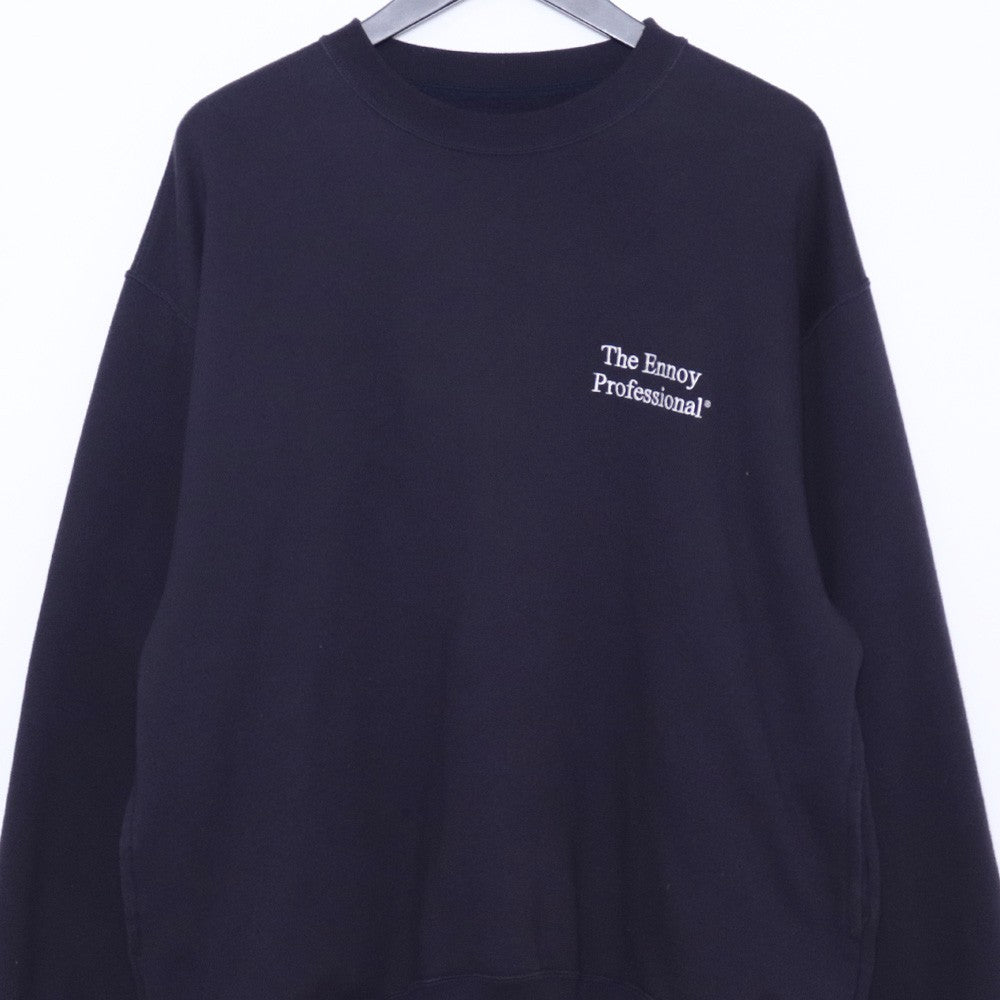 THE ENNOY PROFESSIONAL 25SS Crewneck Sweatshirt Navy Sweatshirt Size L