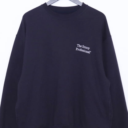 THE ENNOY PROFESSIONAL 25SS Crewneck Sweatshirt Navy Sweatshirt Size L