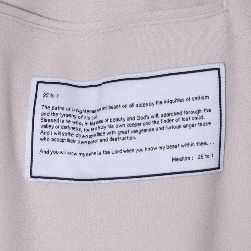 BEAUTY BEAST Croissant Flare Double Pants Beige Size L