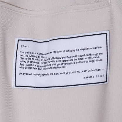BEAUTY BEAST Croissant Flare Double Pants Beige Size L
