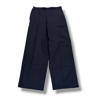 BOTTEGA VENETA Sailor Cotton Trousers Navy Size 44