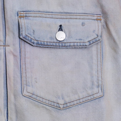 ANCELLM 25AW Layering Color Denim Jacket Indigo Size 2