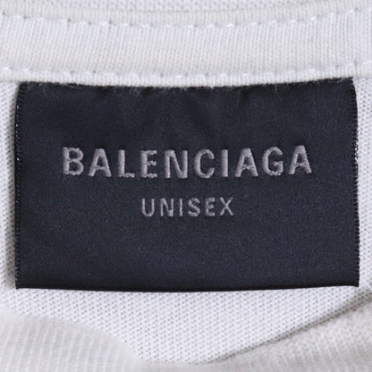 BALENCIAGA 23AW Skater Oversized T-Shirt White Size L