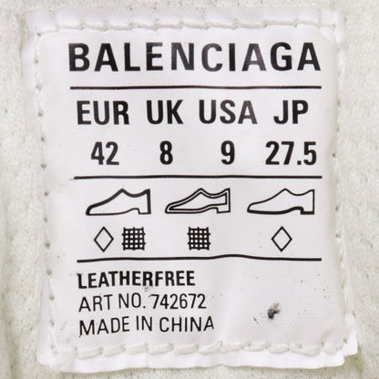 BALENCIAGA 3XL Mule Low-Top Sneakers White Size 27.5cm