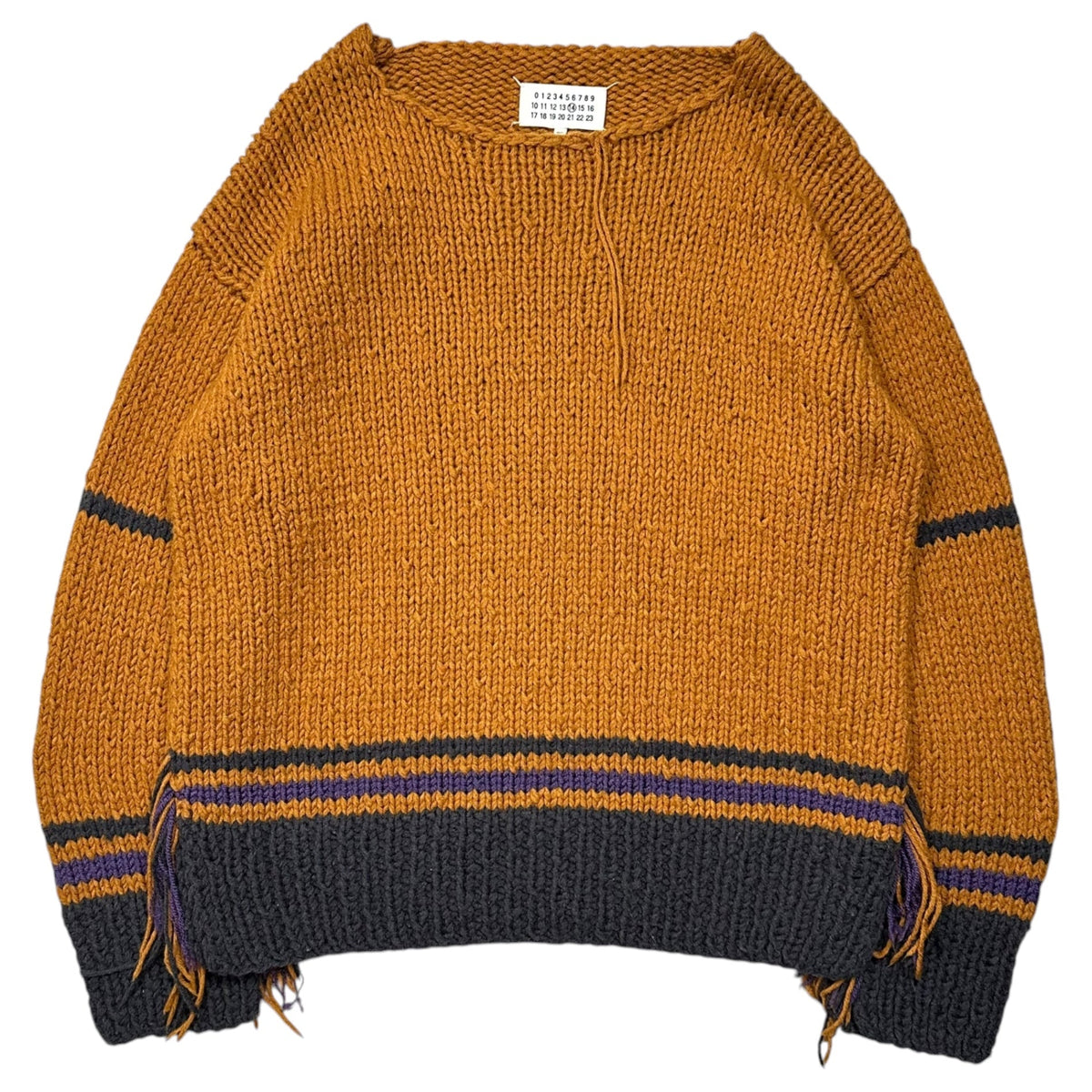 MAISON MARGIELA 17AW Replica Fringed Sweater Size S