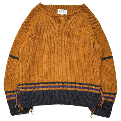 MAISON MARGIELA 17AW Replica Fringed Sweater Size S
