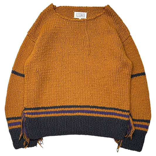 MAISON MARGIELA 17AW Replica Fringed Sweater Size S
