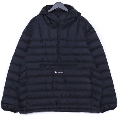 SUPREME 25AW Micro Down Half Zip Hooded Jacket Black Size XL