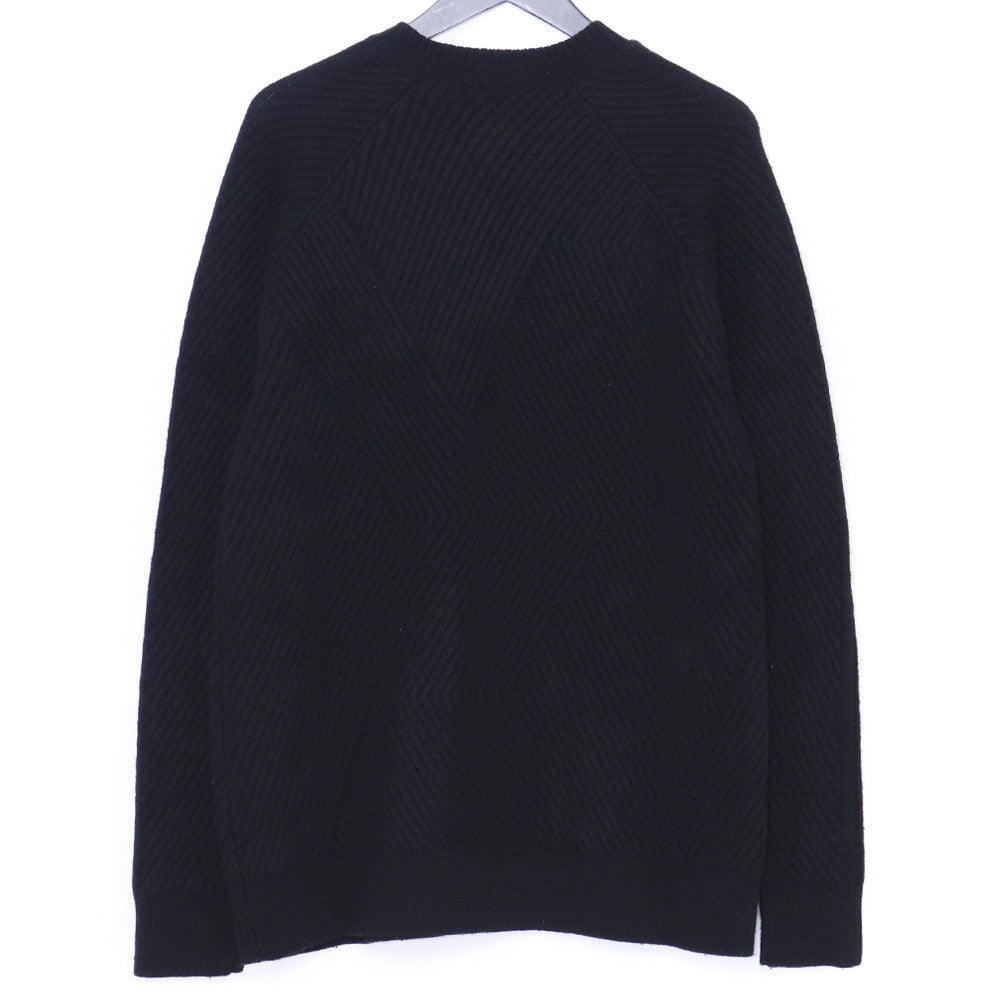 Devoa Wool Knit Sweater Black Size 3