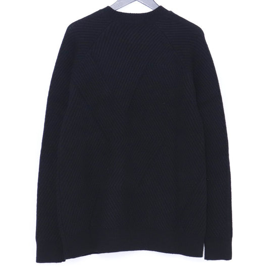 Devoa Wool Knit Sweater Black Size 3
