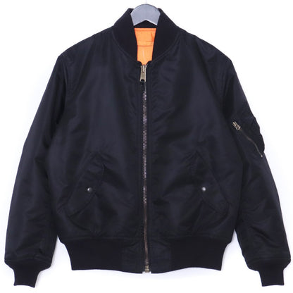 THE REAL MCCOY'S MA-1 Military Bomber Jacket Black Size S