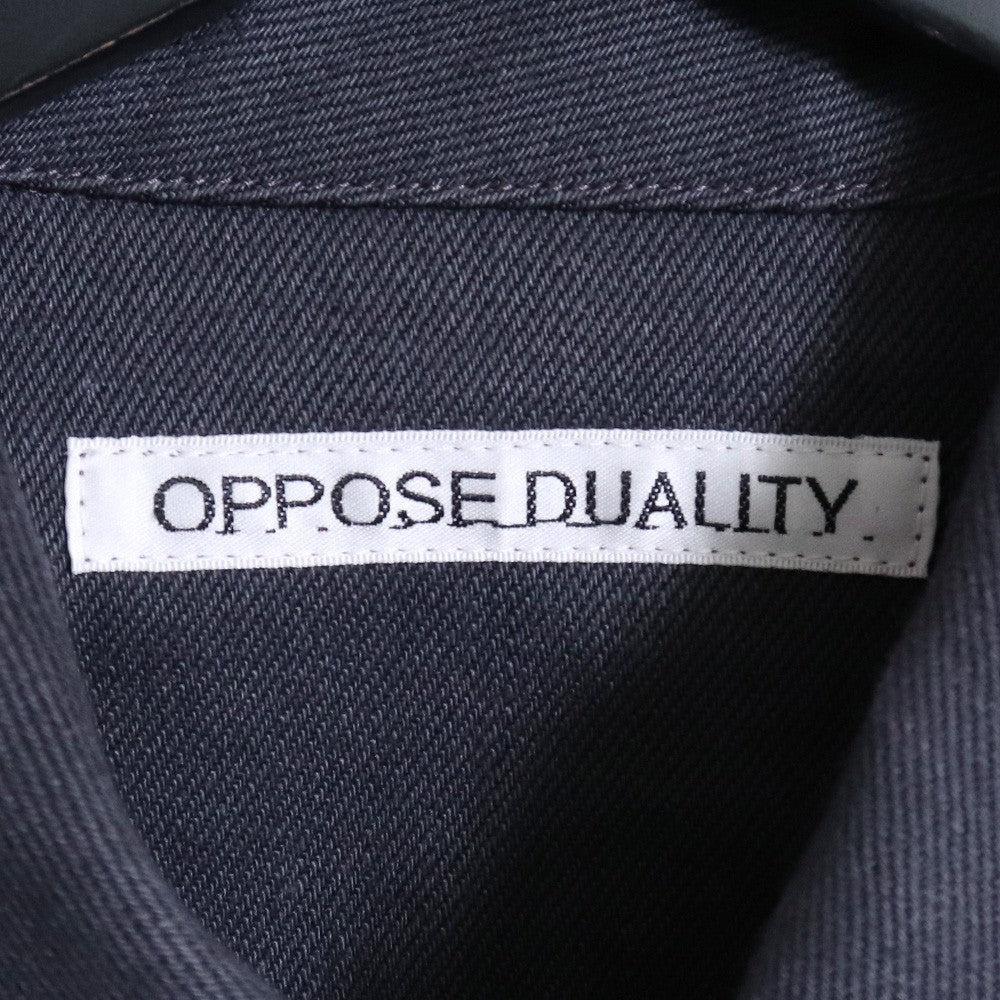 OPPOSE DUALITY 24AW 6-Pocket Panel Denim Jacket Size 48