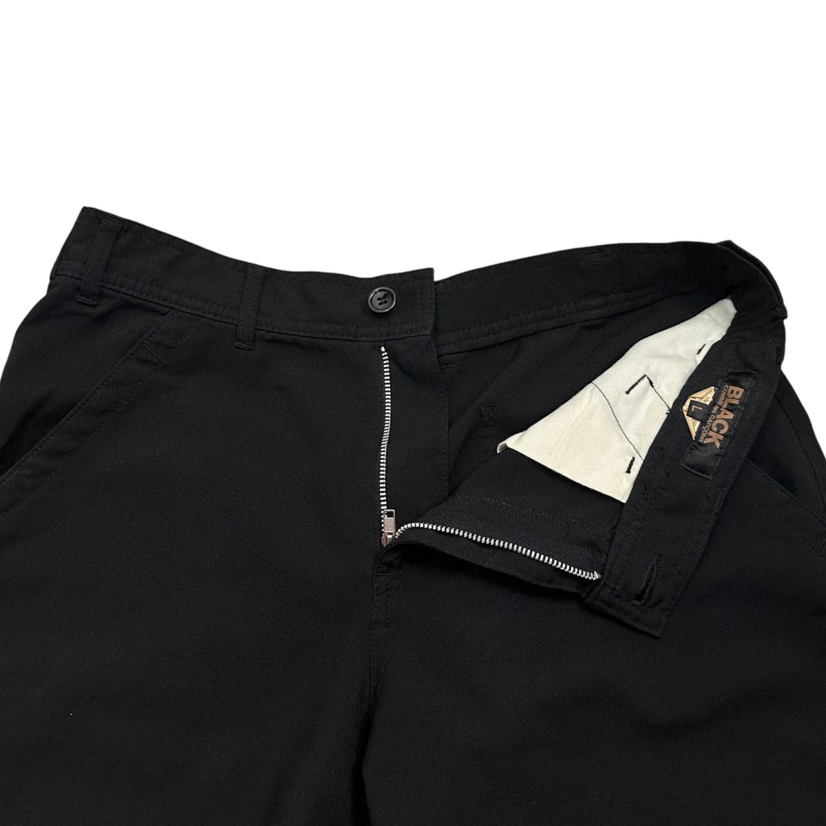 BLACK COMME des GARCONS 17SS Knee-Paneled Pants Black Size L