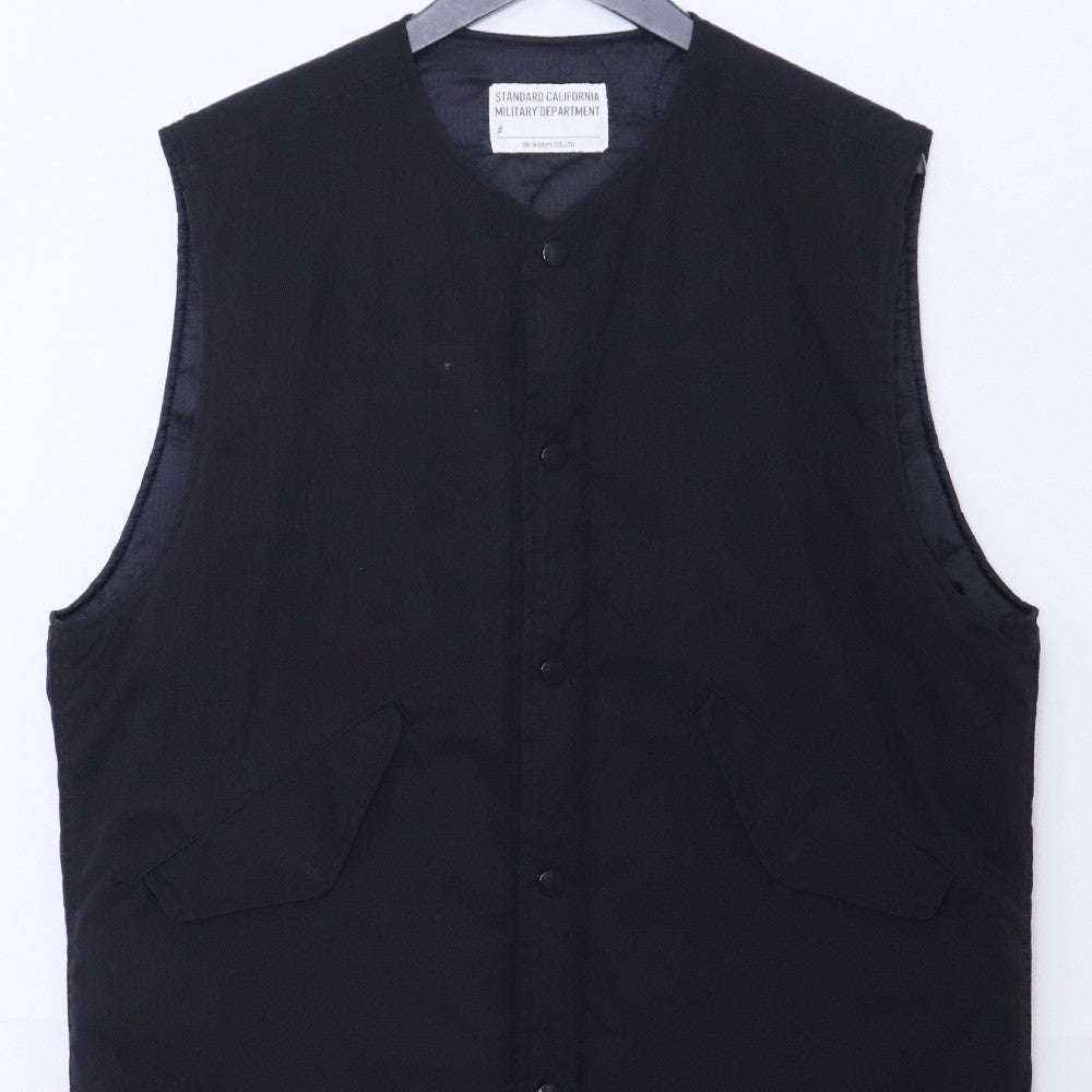 STANDARD CALIFORNIA SD Reversible Army Vest Black Size L