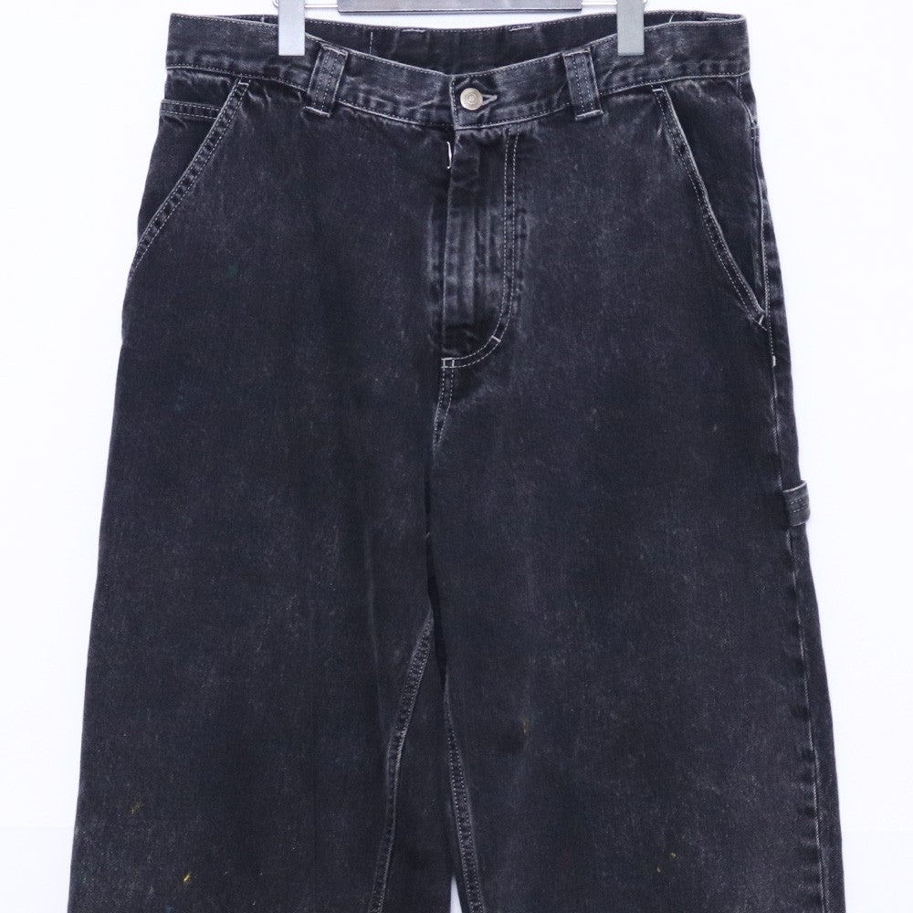 MAISON MARGIELA 23AW Black Painted Jeans Size 30