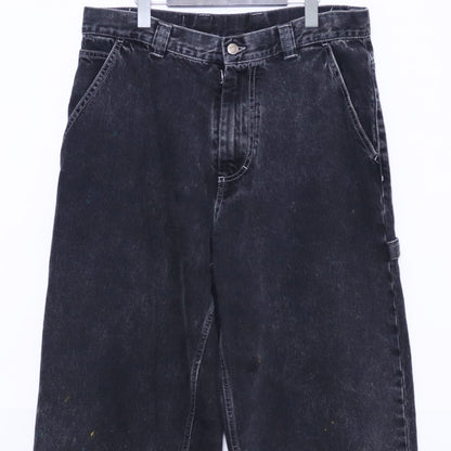 MAISON MARGIELA 23AW Black Painted Jeans Size 30