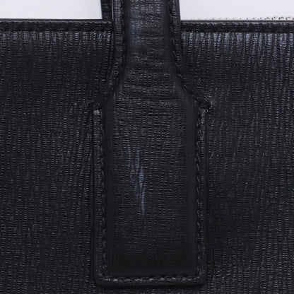 SALVATORE FERRAGAMO Gancini 2WAY Leather Bag Black Size F